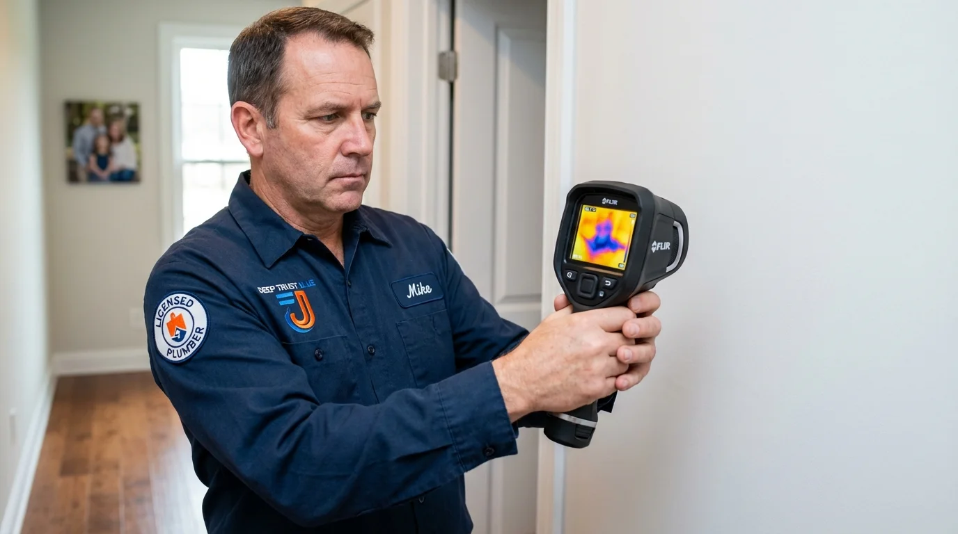 Thermal imaging leak detection by Johns Plumbing LLC in Ozone Park